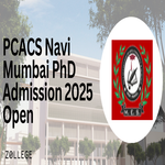 PCACS Navi Mumbai PhD Admission 2025 Open
